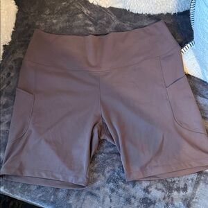 Women's Brown Nike Workout Shorts Size xxl
